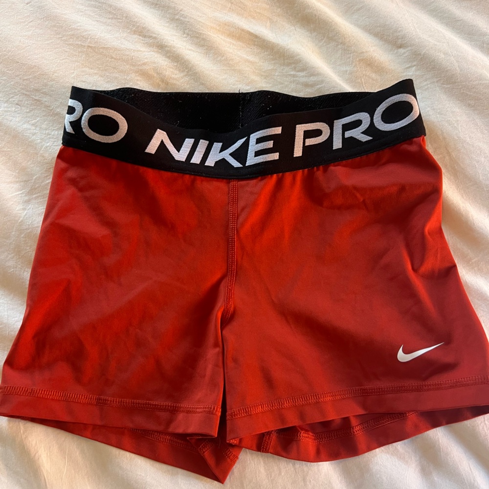 Nike Pro Dri-FIT Red Shorts
